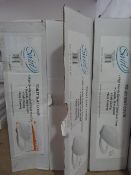 *3 Swirl White Soft Close Toilet Seats