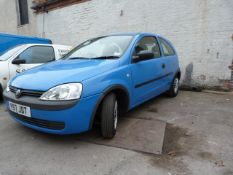 Vauxhall Corsa Registration Y97 JDT MOT June 2016 Mileage 83620