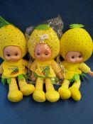 *3 Fruit Head Dolls
