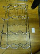 Chrome 15 Bottle Wire Wine Rack