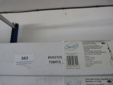 *Swirl Contemporary Square Shower System