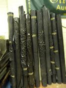 *10 Rolls of Perforated Black Polythene