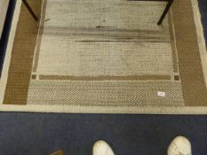 *Brown & Cream Floor Rug
