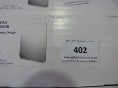 Swirl Double Towel Rail & Ovali Wall Mirror