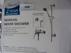 *2 Swirl Manual Shower Mixers
