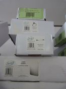 *Swirl Range of Bathroom Accessories including Toilet Roll Holder - Towel Ring - Shelf & Wall