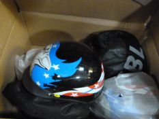 *Box containing Cycle Helmets