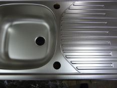 *Pyramis Stainless Steel Sink Unit with Drainer