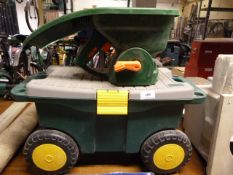 Fertiliser Spreader & Gardeners Tool Box