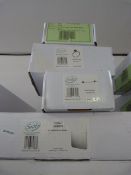 *Swirl Range of Bathroom Accessories including Toilet Roll Holder - Towel Ring - Shelf & Wall