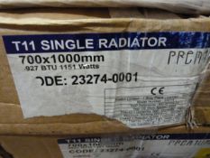 *700 x 1000 Single Panel Radiator