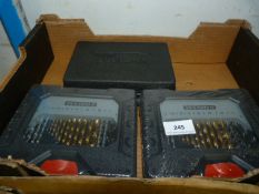 3 Sets of Parkside Drill Bits