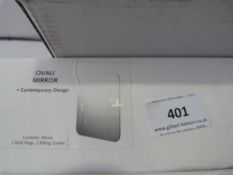 *Swirl Double Towel Rail & Ovali Wall Mirror