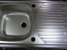 *Pyramis Stainless Steel Sink Unit with Drainer
