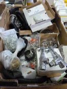 *Box containing Assorted Waste Fittings - Chrome Taps etc
