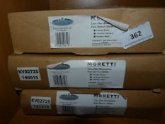 *3 Moretti 200mm Ultra Slim Shower Heads