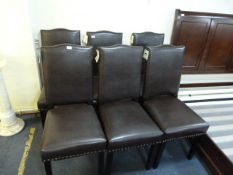 *6 Leather Dinning Room Chairs