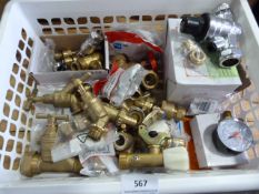 *Brass Water & Gas Taps - Pressure Valves etc