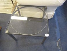 Glass Topped Coffee Table