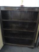 Oak 4 Tier Bookcase
