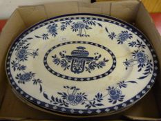 3 Vintage Meat Plates