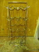 Chrome 15 Bottle Wire Wine Rack