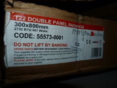 300 x 800 T22 Double Panel Radiator