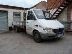 *Mercedes 313 CDI Drop Side Pick Up Registration FX52 NCA -  No MOT Certificate Mileage 215588