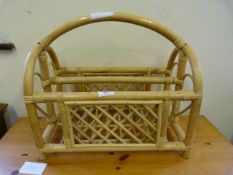 Wicker Magazine Rack