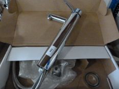 Chrome Mono Block Pedestal Tap