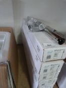 6 Swirl Minimalist Stainless Steel Riser Rails