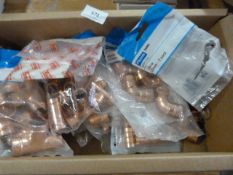 *Box of Assorted Copper Pipe Fittings