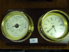 Wall Clock & Barometer
