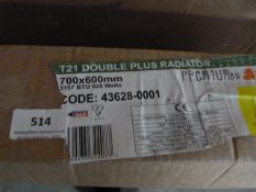 600 x 700 T21 Double Panel Radiator