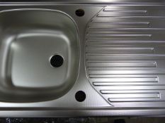 *Pyramis Stainless Steel Sink Unit with Drainer