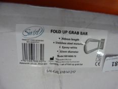 *Swirl Fold Up 700mm Grab Bar