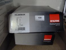 2 McAlpine Pop Up Wastes