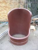 Large Brown Plastic Slide Section