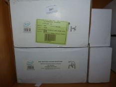 *2 Sets of Swirl Traditional Gold Bath Shower Mixers complete with 2 Sets of Gold Basin Taps