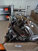 Box containing Assorted Chrome Taps
