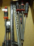 Box containing Files & Masonry Drill Bits