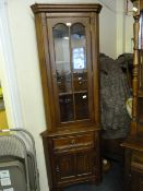 Priory Style Glazed Corner Cabinet