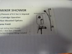 2 Swirl Manual Shower Mixers