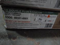 700 x 1100 T21 Double Panel Radiator