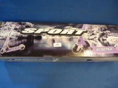 *Boxed Sports Scooter