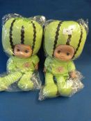 *2 Fruit Head Dolls