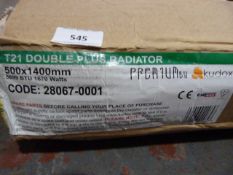 *500 x 1400 T21 Double Panel Radiator