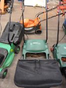 *Qualcast Cylinder Electric Lawnmower with Collectorbox