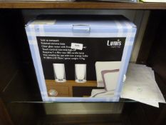 *Lumis Clear Glass Touch Lamps