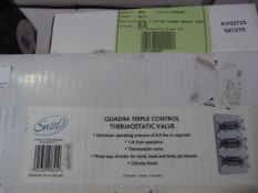 *Quadra Triple Controlled Thermostatic Valve